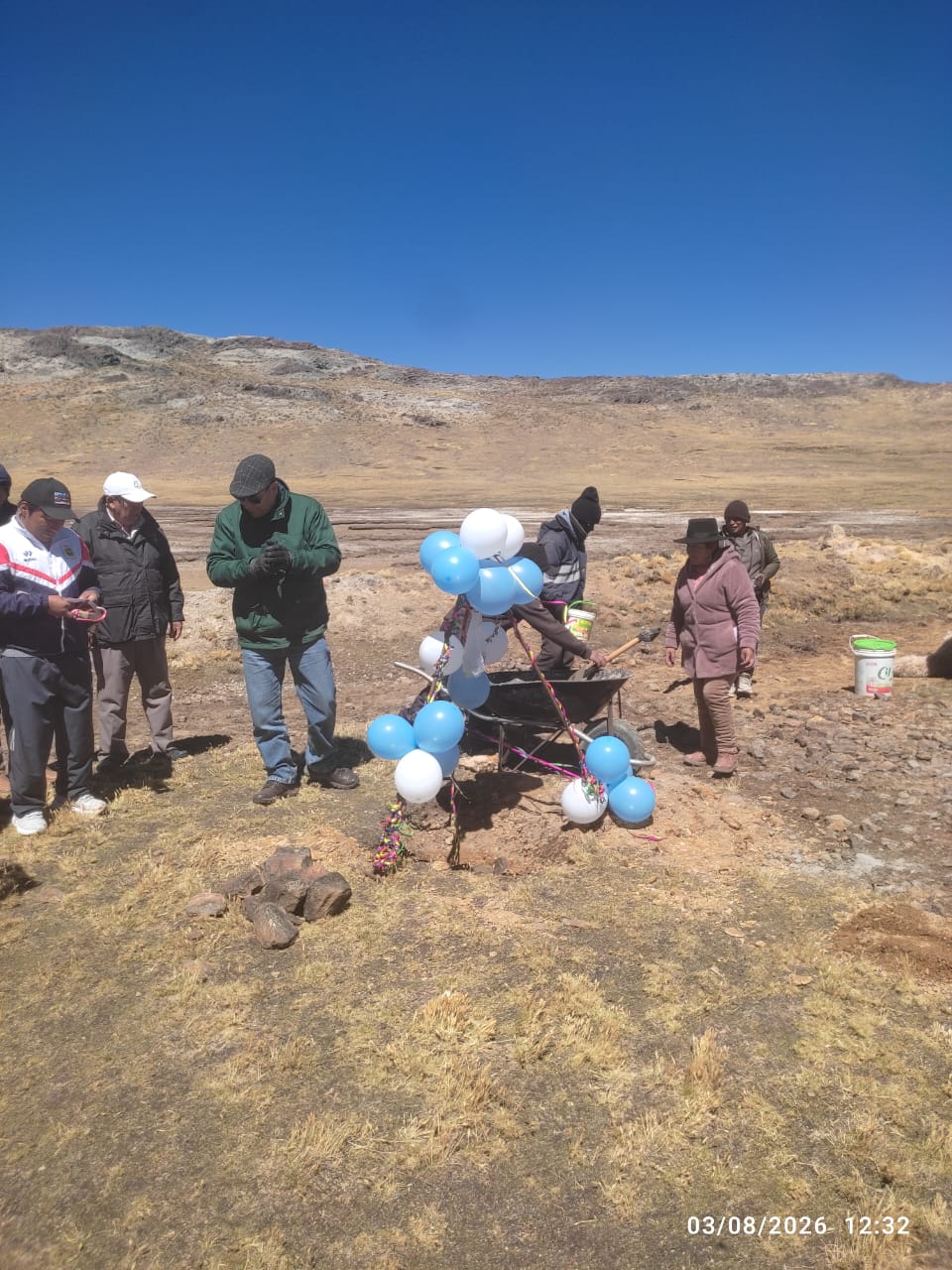 Primera Piedra Dique Pilpichaca