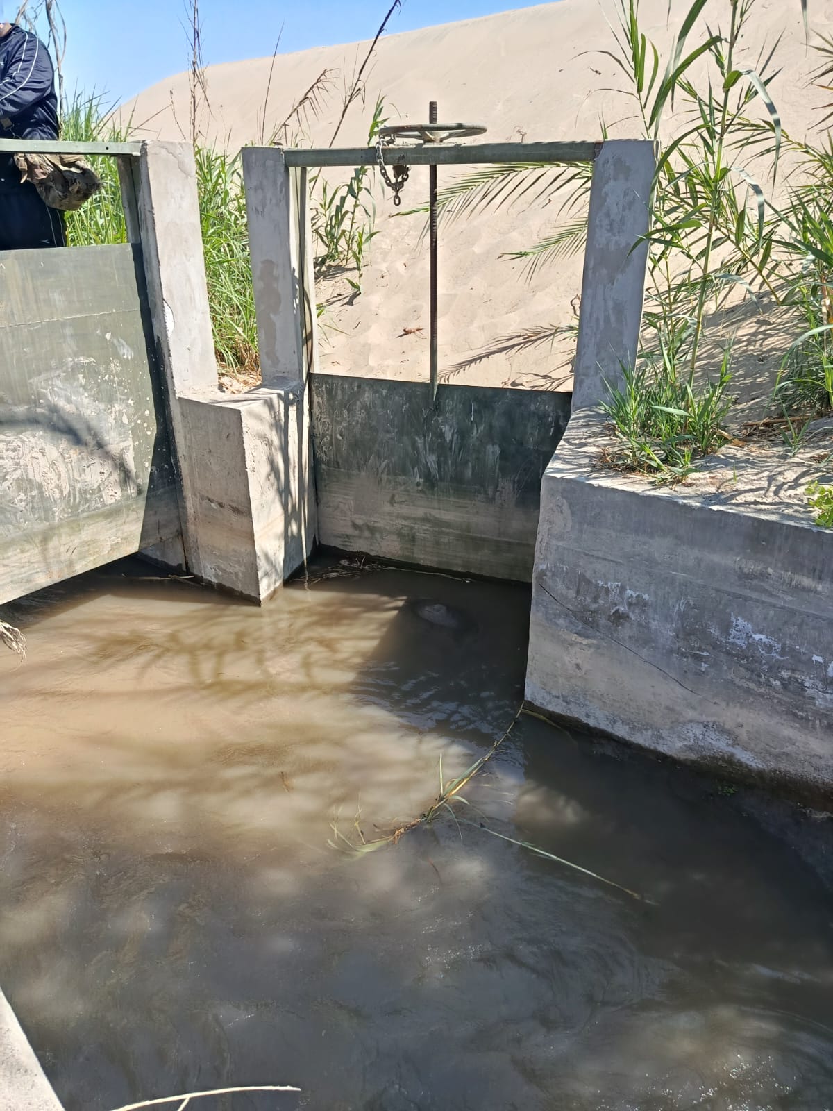 Toma de agua para la recarga en Golda Meir, inhabilitada