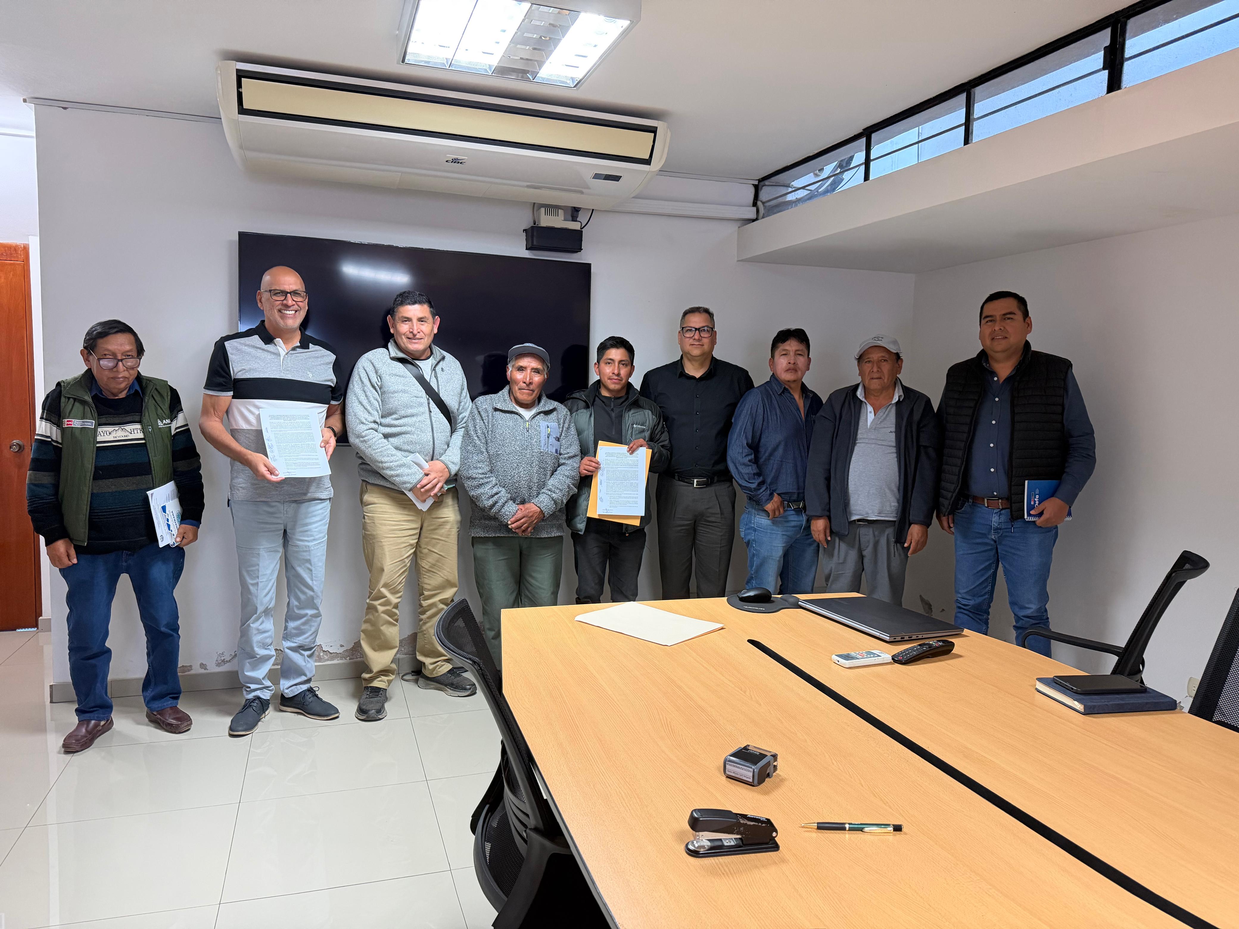 Reunión de trabajo con la CC Choclococha